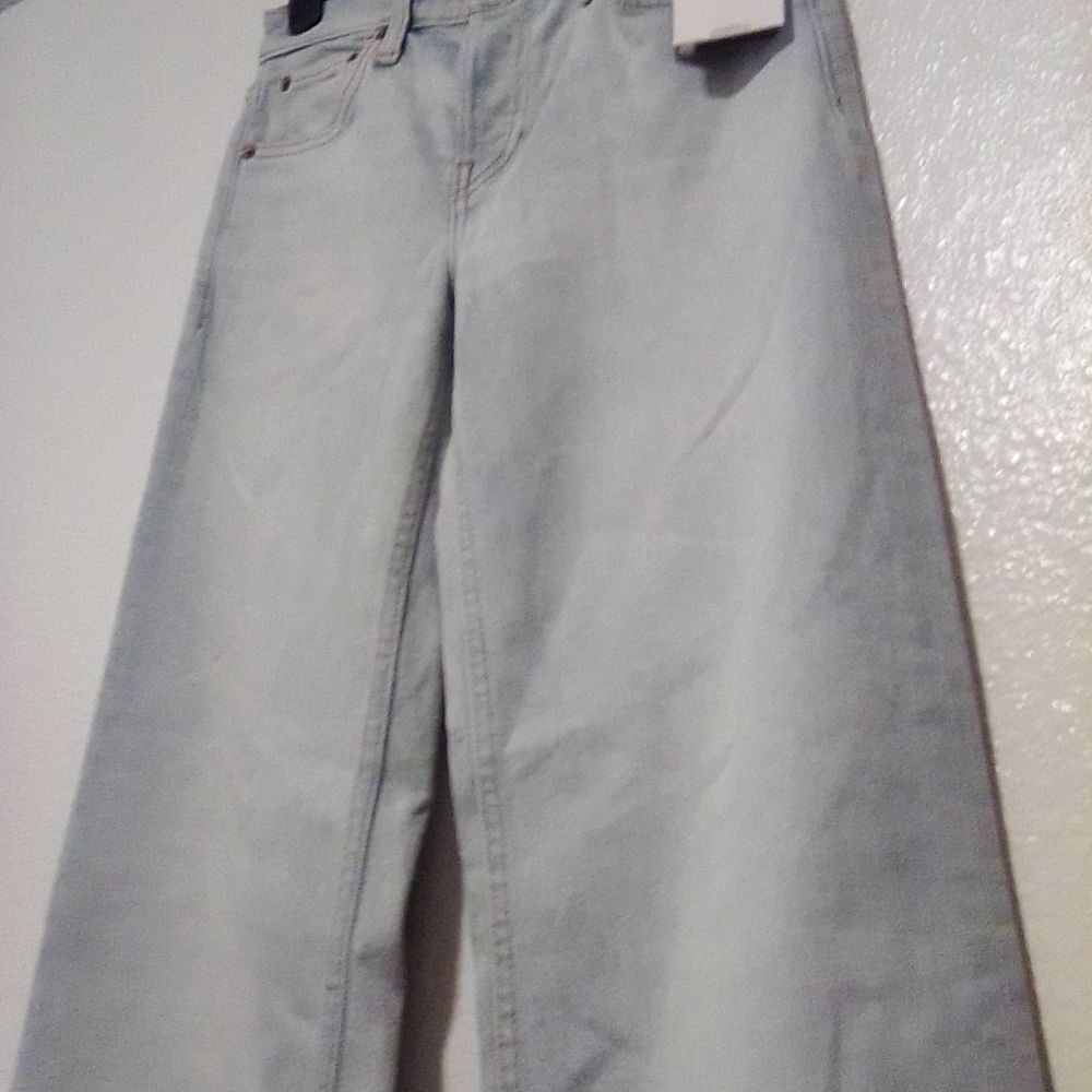 Re/Done Light Blue Wide-Leg Jeans